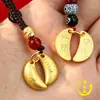 Copo Sagrado de Cobre do Tio Guanyin, Jiaocup, Copo Sagrado Sheng de Minnan Chaoshan, Copo Sagrado da Bênção de Mazu, Pingente Chaveiro Todas as Vontades se Realizam