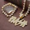 Venda Quente Transfronteiriça Cool Super Flash Cheio de Diamante FLASH Letra Moda Criativa Cravejado de Diamante Corrente Cubana Raio Hip-hop Pingente