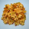 Flor Artificial Cabeza Pequeña Flor de Ciruelo DIY Margarita Cabeza de Flor Multicapa Flor Falsa Pasador de Pelo Broche Decoración de Boda Accesorio de Fotografía