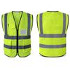 Chaleco de seguridad reflectante para construcción, tráfico, obras de construcción, overoles sanitarios, chaqueta de montar, logotipo impreso