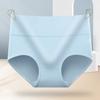 Ropa interior de algodón puro para mujer de cintura alta, color sólido clásico, transpirable, cómoda, algodón puro, entrepierna bacteriostática, calzoncillos abdominales para levantar glúteos