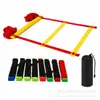 Escalera de Agilidad en Múltiples Tamaños, Escalera de Cuerda de PP para Fútbol, Baloncesto, Atletismo, Juego de Pies y Entrenamiento Físico, con Bolsa de Almacenamiento