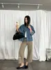 Jeans Rectos Ajustados de Tiro Alto T-Platform Otoño 2026 para Mujeres Petites, Adelgazantes y que Cubren las Caderas, Modelo 58125