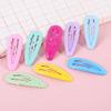 Lindo Pasador de Dopamina DIY Clip Inferior Accesorios para el Cabello Tocado Pasador sin Costuras Embrión Inferior DIY Pasador para Flequillo de una Palabra