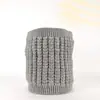 Cuello Calentador de Invierno para Hombre Estilo Nuevo Forrado de Felpa Cálido Cubre Cuello de Suéter Bufanda Gruesa de Punto de Color Sólido para Mujer Protector de Cuello