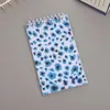Cuaderno de espiral A7 cuaderno portátil para estudiantes de primaria para recordar palabras cuaderno cuaderno de espiral estampado de leopardo libro de bolsillo