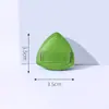Esponja de Polvo del Tamaño de un Pulgar con Textura Similar al Cuero, Esponja Mini de Malvavisco de Helado, Suave y de Doble Uso para Aplicación Seca y Húmeda, Cushion para Base de Maquillaje Forma de Gota de Agua