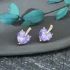 Nuevos Pendientes Elegantes de Moda 2023 para Mujer Aguja de Plata S925 Pendientes de Corazón de Melocotón de Gama Alta Pendientes de Corazón Versátiles Personalizados