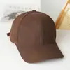 Boné de beisebol moderno de veludo cotelê liso, boné liso unissex, estilo retrô japonês para atividades ao ar livre