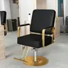 Silla para Peluquería Barbería Silla Especial para Peluquería Elevable Giratoria Accesible Lujo Acero Inoxidable Tienda de Moda Silla de Corte de Pelo Asiento de Moda