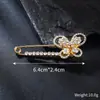 Alfiler de Seguridad Grande Personalizado Creativo para Ceñir la Cintura con Diseño de Nicho, Pin de Fijación Anti-Exposición con Pedrería de Planta Floral para Escote de Mujer
