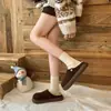 Pantuflas de Algodón para Mujer que Aumentan la Altura para Invierno 2026, con Felpa Adicional, Calientes, Suela Gruesa, Antideslizantes, Usables Afuera, Modernas, Cómodas, Zapatos Esponjosos, Birken