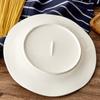 Plato Plano de Porcelana Blanca para Comida Occidental Plato para Filete Suministros de Hotel Vajilla de Cerámica Shanxi Huairen Cerámica Platos de Cerámica