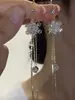Pendientes Largos con Borlas y Flores de Moda 2026 para Mujer, Gama Alta, Estilo Super Hada, Moda de Celebridades de Internet, Versátiles, Pendientes para Adelgazar el Rostro