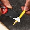 Faca Artística Dobrável de Aço Inoxidável para Fabricantes Faca Doméstica para Cortar Papel Papel de Parede Carpete Faca de Escritório Faca Artística Multiuso