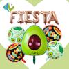 FIESTA Globo Alfabeto Set de Carnaval Forma de Aguacate Fiesta Mexicana Decoración de Carnaval Español