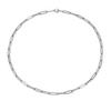 Collar de Cadena de Acero Inoxidable Acero Titanio Hip Hop Damas Chapado en Oro Collar de Cadena Clavícula Cadena Joyería al Por Mayor