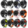 Compatible con Samsung Galaxy Watch6 5, hebilla inversa, correa bicolor, correa de silicona Nike clásica.