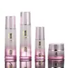 Materiais de Embalagem Cosmética em Estoque: Frasco Dispenser com Pressão para Loção, Tônico, Essência, Frasco de Vidro Vazio para Creme de 50g com Cor Degradê