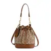 Elegante Bolso de Mano Vintage para Mujer 2026 Nuevo de Moda Floral Tipo Cubo Estampado Versátil Bolso de Hombro Cruzado