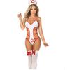 Comercio Exterior Europa y América Ropa Interior Sexy Juego de Rol Uniforme de Enfermera Sexy Tentación Siaman Traje de Tres Puntos de Enfermera 5073