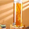 Botella de Vino Cilíndrica Delgada, Botella de Vidrio Espeso sin Plomo, Botellas de 2.5 kg a 15 kg, para Ginseng, Cuerno de Ciervo, Hierbas Medicinales, Vino de Frutas