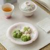 Soporte para ollas de cerámica pintado a mano con esmalte debajo y encaje de barro de jade para uso doméstico, Bandeja accesorio para ceremonia del té
