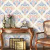 Papel Tapiz Autoadhesivo Estilo Europeo para Sala de Estar, Dormitorio, Pared de Fondo de TV, Pegatinas Decorativas de Pared, Pegatinas de Pared para Renovación