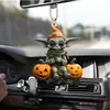 Transfronteiriço Novo Halloween Natal Alienígena Criativo Abóbora Carro Pingente Chaveiro Mochila Pendurar