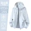 Jaqueta de Proteção Solar Sun Protection Bird's Home Squamish para Mulheres, Nova Jaqueta Corta-vento de Proteção UV para o Verão, Roupa Leve e Respirável de Proteção Solar para Homens
