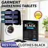 Potencializador de cor para roupas pretas transfronteiriço, para escurecer roupas e calças, restauração de cor e reparo de cor; folhas para lavar roupa que realçam a cor e tingem