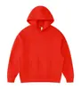 Nova blusa de moletom com capuz, grossa, forrada com fleece, tamanho europeu oversized 350g, para homens, marca da moda com logotipo estampado e bordado