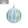 Polvo Pegajoso Bola de Navidad 8cm Árbol de Navidad Bola de Espuma Colgante Decoraciones Navideñas Adorno Pegajoso de Perla Bola Colgante Bola de Color