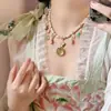 Novos guirlandas estilo chinês Hanfu colar de borla de pérola novo cheongsam acessórios com elementos chineses antigos atacado