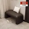 Armário de sapatos de entrada com banco longo integrado aos pés da cama para entrar em casa, uso doméstico, luxo leve, sensação de alta qualidade, banco para trocar de sapatos