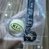 Chaveiro de Ouro Puro 999 Pequeno 20Mg Ouro Mercedes-Benz Bmw Audi Logo de Carro Pingente Presente Chaveiro com Logo de Carro