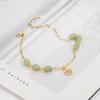 Pulsera Marca Hetian Yufu Regalo para Novia Estilo Palacio Tobillera Sentido Avanzado de Bendición Accesorios de Año Nuevo
