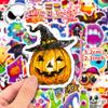 50 Pegatinas de Halloween, Parca, Linterna de Calabaza, Pegatinas de Graffiti de Dibujos Animados, Equipaje DIY, Pegatinas para Cuaderno