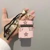 Mini Carteira Feminina, Porta-Chaves, Estojo Protetor para Fones de Ouvido Sem Fio, Pingente Fofo