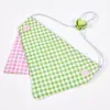 Bandana para mascotas bufanda triangular DIY con estampados de dibujos animados impresos y bordados a doble cara, pañuelo para el cuello de perro, pañuelo para el cuello de gato, transfronterizo