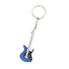 Colgantes Musicales de Esmalte Creativos en Stock Transfronterizos, Regalos para Bolsas, Colgantes de Aleación Lacada, Llaveros de Guitarra al por Mayor