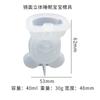 Molde de silicona para muñeca estéreo DIY Baijiaxing, molde de yeso para muñeca fluida, molde de pegamento para muñeca, especial para ventas calientes transfronterizas