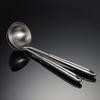 En 304 aço inoxidável punho oco elegante sopa shell colander lixamento grande colher de sopa quente panela colher de cozinha gadget presente