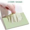 Papel facial absorbente de grasa 100 piezas partículas de pulpa de madera de lino Fragancia gamuza papel absorbente de grasa extracción portátil herramientas de maquillaje