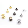 Remache dorado suministro puntual equipaje zapatos y sombreros herrajes decoración remache infantil redondo metal uña de hongo