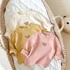 Camiseta básica de manga larga de color liso para bebé, unisex, cuello medio alto, prenda interior cálida, ropa de oso de dibujos animados estilo coreano