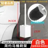 Escobilla de Baño de Aluminio Espacial Sin Rincones Muertos, Montada en Pared, Sin Taladro, Set de Limpieza para Baño del Hogar
