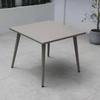 Mesa y Silla de Exterior Combinación de Cafetería Exterior Columpio Ocio Patio Jardín Terraza Estructura de Aluminio Resistente a la Lluvia Mesa y Silla Exterior Sencilla