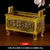 Adornos de trípode de cobre al por mayor, trípode cuadrado de cobre, regalos de empresa, decoraciones para el hogar y la oficina, artesanías