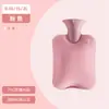 Bolsa de Água Quente Cheia de Água para Compressas Quentes na Barriga, Capa de Tecido Pelúcia Espessada à Prova de Explosão, Bolsa de Água Quente Cheia de Água de Grande Capacidade, Aquecedor de Pés e Aquecedor de Mãos
